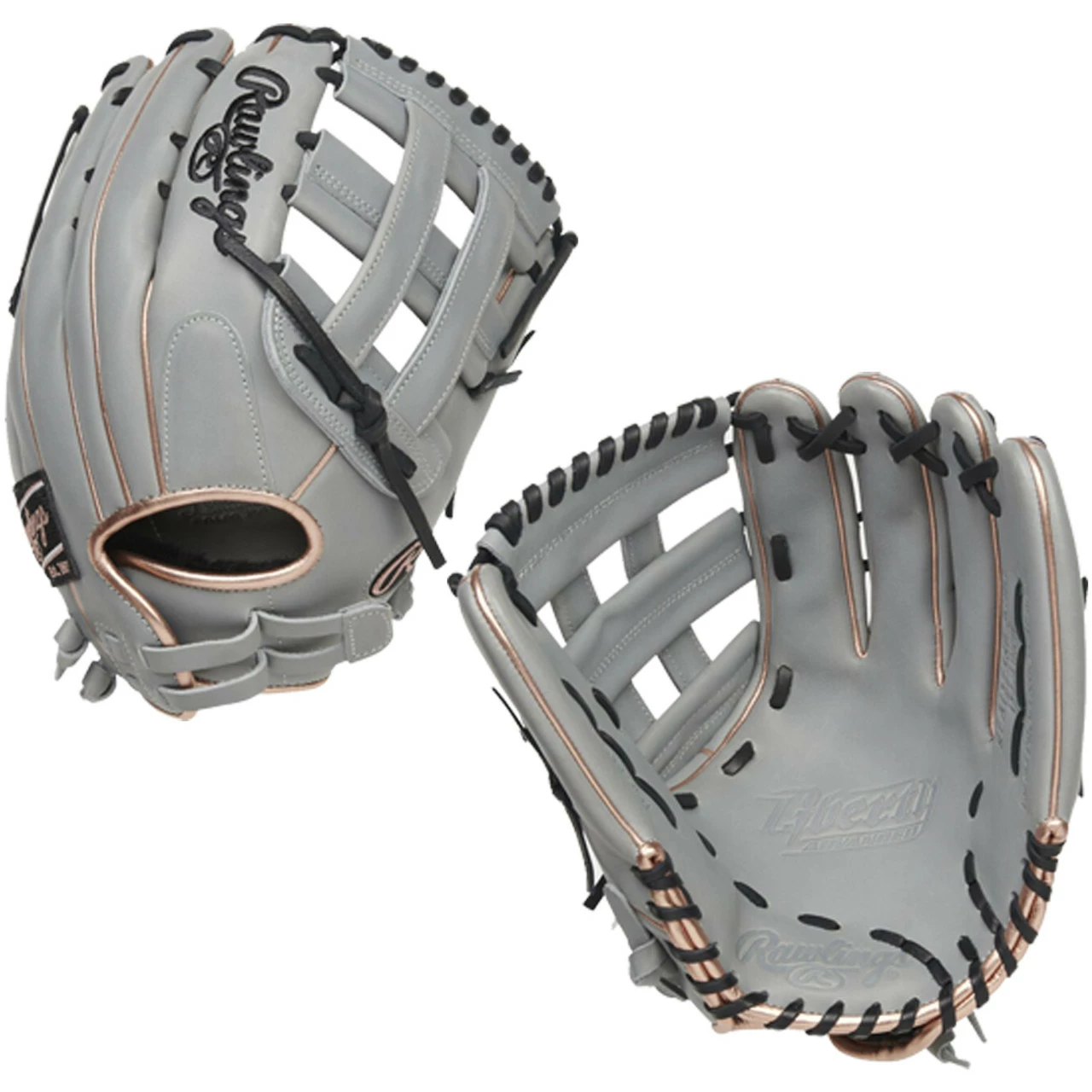 Rawlings Liberty Advanced CS Series 12.75” Fastpitch Softball Outfield Glove – Grey 3 Rawlings Liberty Advanced CS Series 12.75” Fastpitch Softball Outfield Glove – Grey