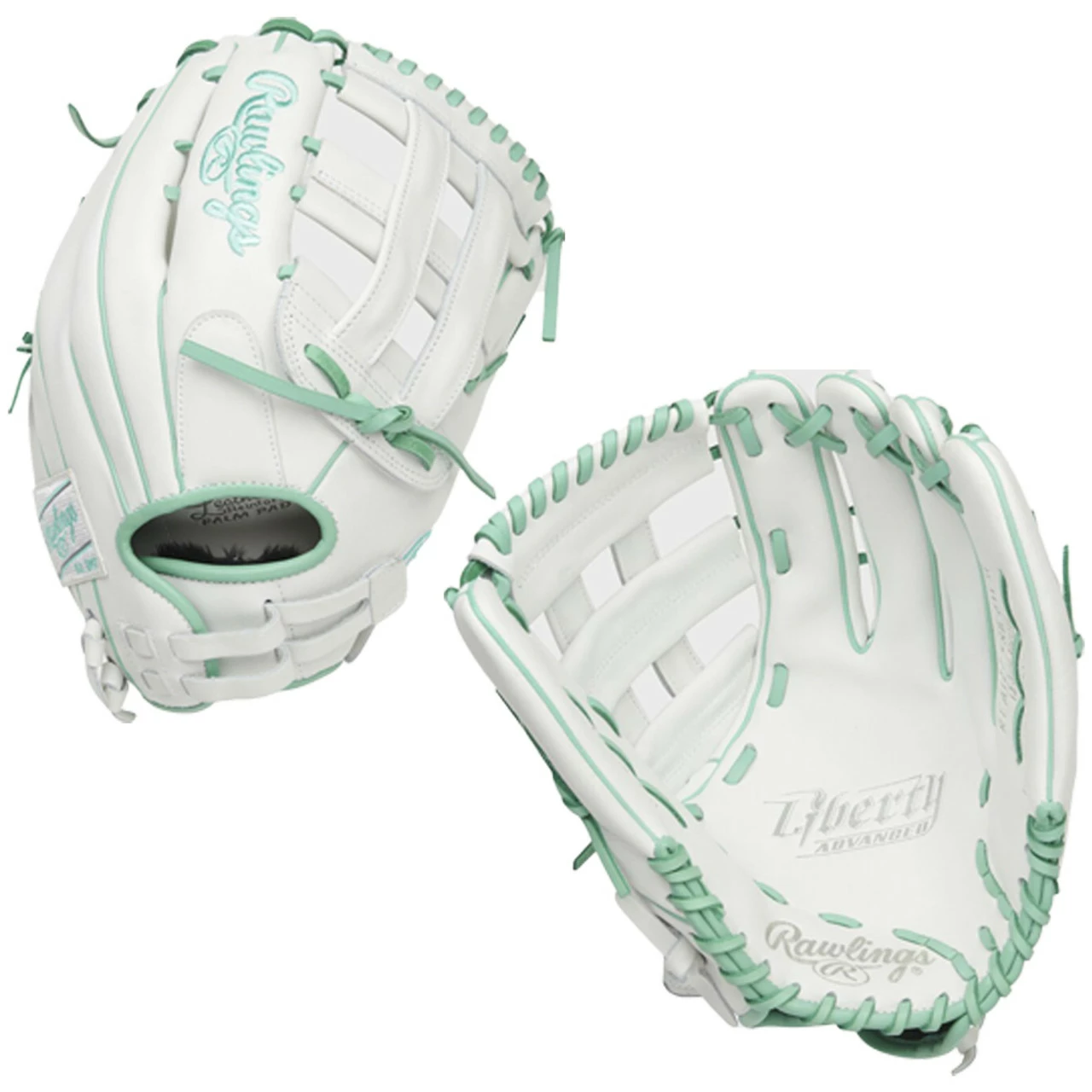 Rawlings Liberty Advanced CS Series 12.75” Fastpitch Softball Outfield Glove – Mint 3 Rawlings Liberty Advanced CS Series 12.75” Fastpitch Softball Outfield Glove – Mint