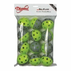 Diamond Sports Diamond Tru Flite 9" Training Plastic Baseball - Dozen DTS-TFBB 12-PACK