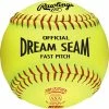 Rawlings C12RYLAH 12" Dream Seam Fastpitch Softball-Dozen -Gloves Sales rawlings c12rylah 12 dream seam fastpitch softball dozen 39 43668.1569696057