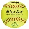 Miken Worth AHD12CY 12" Hot Dot ASA Slowpitch Softball-Dozen 2 Miken Worth AHD12CY 12" Hot Dot ASA Slowpitch Softball-Dozen -Gloves Sales worth ahd12cy 12 hot dot asa slowpitch softball dozen 39 48953.1569698167